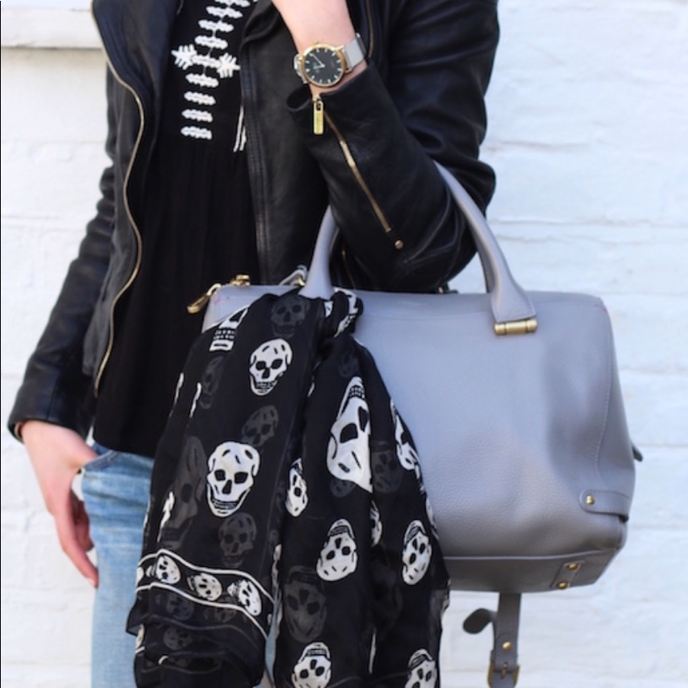 Free for Humanity skull large cotton scarf beach